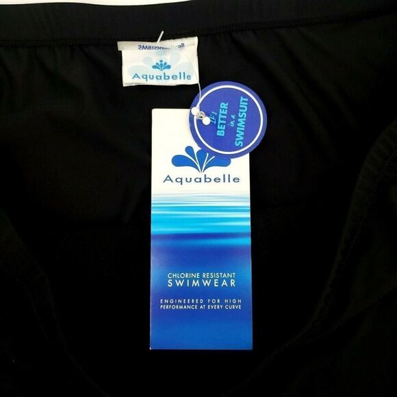 Swimsuits For All Solid  Black Swim Bottoms - Picture 4 of 9